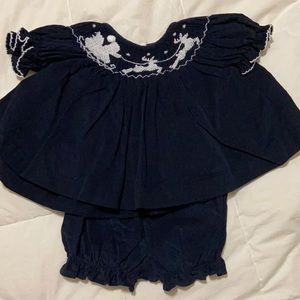 Smocked Christmas Set